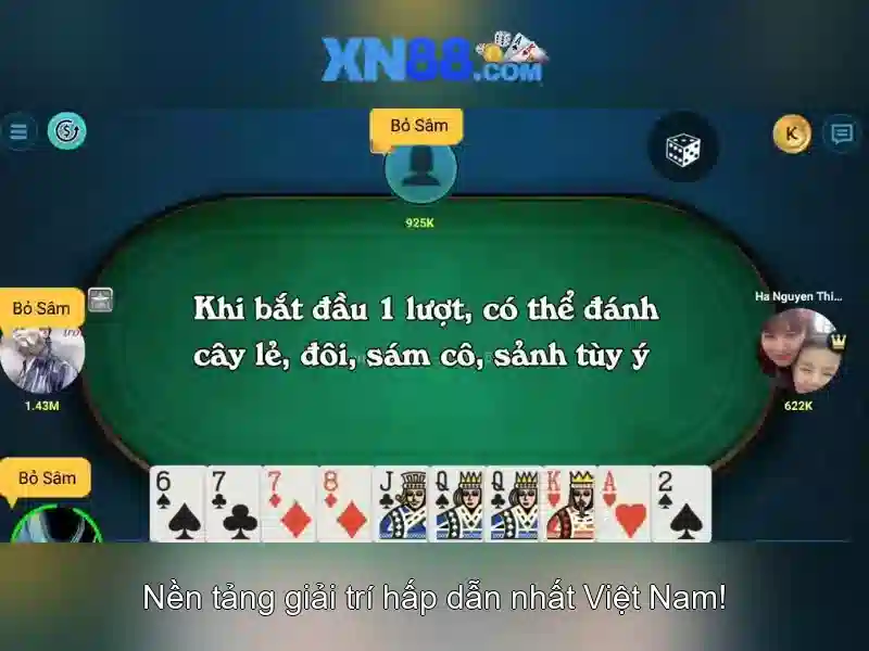 xn88: Nền tảng trò chơi trực tuyến và giải trí Giao diện nhà cái hoàn hảo