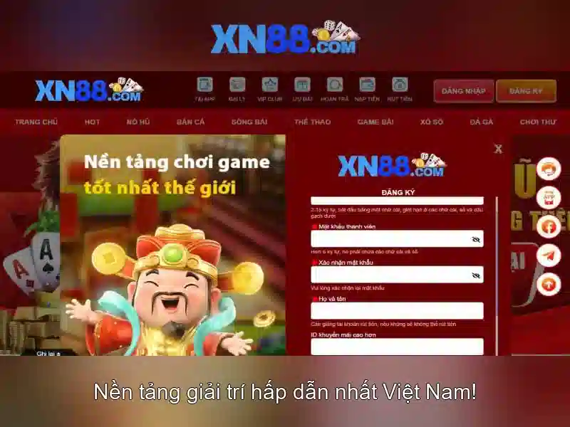 xn88: Nền tảng cá cược trực tuyến hàng đầu Giao diện nhà cái hoàn hảo