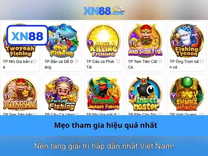 Xn88: Nền tảng trò chơi trực tuyến và cá cược an toàn Giao diện nhà cái hoàn hảo